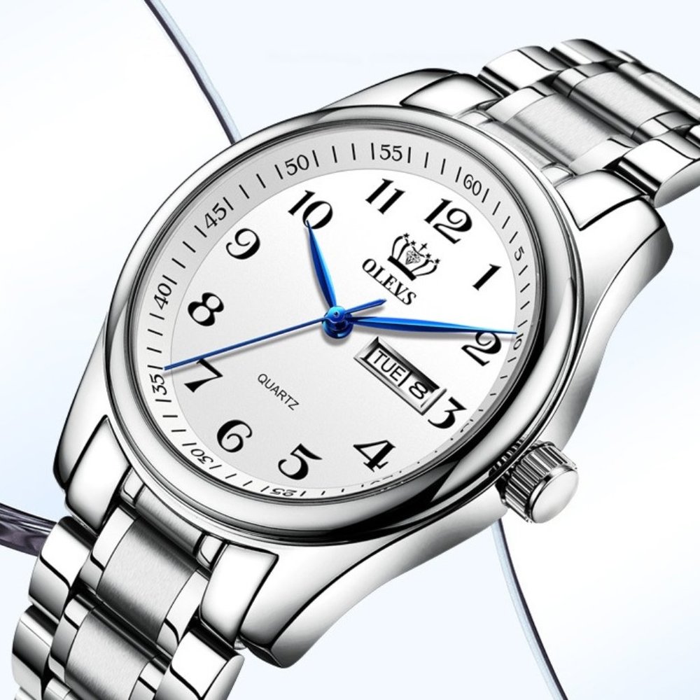 6-3 Women Waterproof Calendar Watch